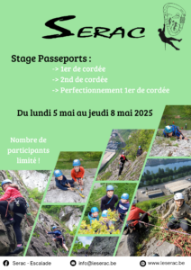 Passeports 1er, 2ème de cordée + perfectionnement @ Namur | Wallonie | Belgique